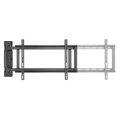 Equip 650336 supporto da tavolo per Tv a schermo piatto 190,5 cm (75") Parete Nero