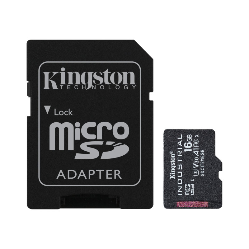 Kingston Technology Industrial 16 GB MicroSDHC UHS-I Classe 10