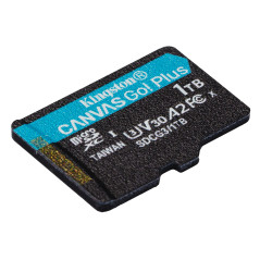 Kingston Technology Scheda microSDXC Canvas Go Plus 170R A2 U3 V30 da 1TB confezione singola senza adattatore