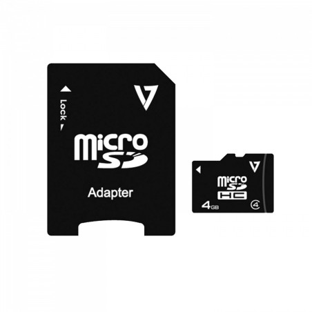 V7 VAMSDH4GCL4R-2E 4 GB MicroSDHC Classe 4