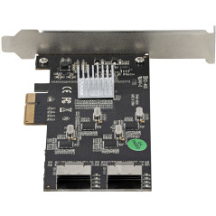 StarTech.com Scheda SATA PCI Express a 8 porte - Adattatore convertitore PCI Express GEN 2 per SSD HDD SATA 3 con 4 Controller