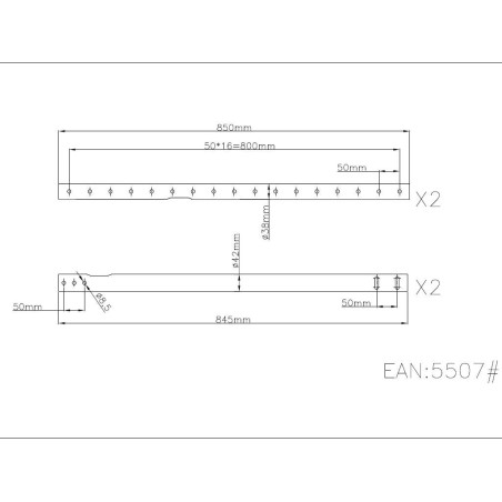 Multibrackets 5507 Accessorio per il montaggio del monitor