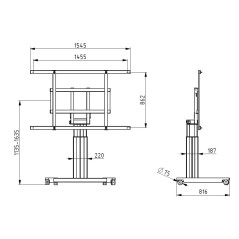 Multibrackets 5433 Accessorio per il montaggio del monitor