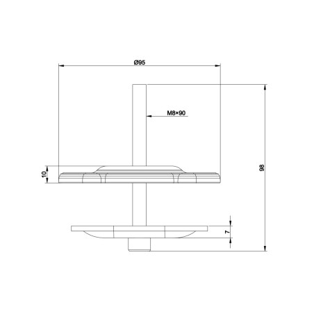 Multibrackets 5884 Accessorio per il montaggio del monitor