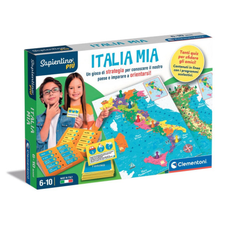 Clementoni Sapientino Più 16417 gioco da tavolo My Italy Educativo