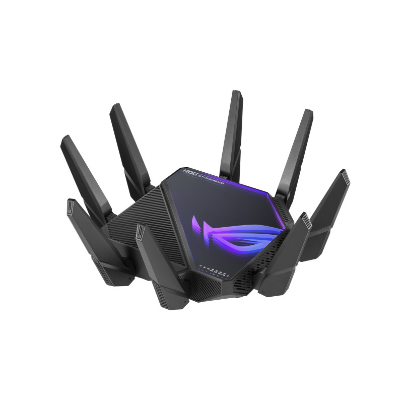 ASUS ROG Rapture GT-AXE16000 router wireless 10 Gigabit Ethernet Tri-band (2,4 GHz/5 GHz/6 GHz) Nero