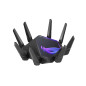 ASUS ROG Rapture GT-AXE16000 router wireless 10 Gigabit Ethernet Tri-band (2,4 GHz/5 GHz/6 GHz) Nero