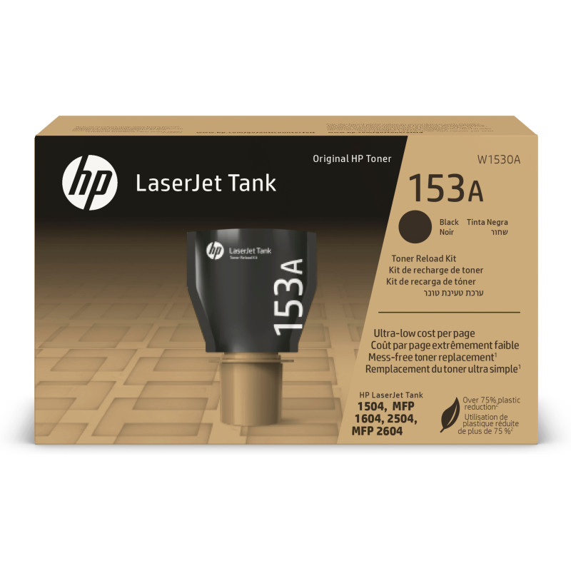 HP Kit di ricarica del toner nero originale LaserJet Tank 153A