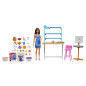 Barbie Relax and Create Atelier - Playset con Bambola e Plastilina per Vasi e Pittura - 25+ Accessori - Alta 29 cm - Regalo per