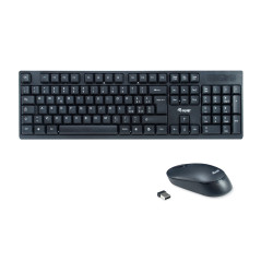 Equip 245223 tastiera Mouse incluso Ufficio RF Wireless QWERTY Italiano Nero