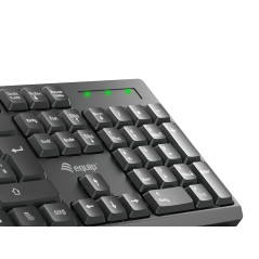 Equip 245223 tastiera Mouse incluso Ufficio RF Wireless QWERTY Italiano Nero