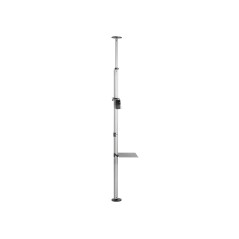 Equip 650621 Supporto TV a parete 177,8 cm (70") Nero, Acciaio inox