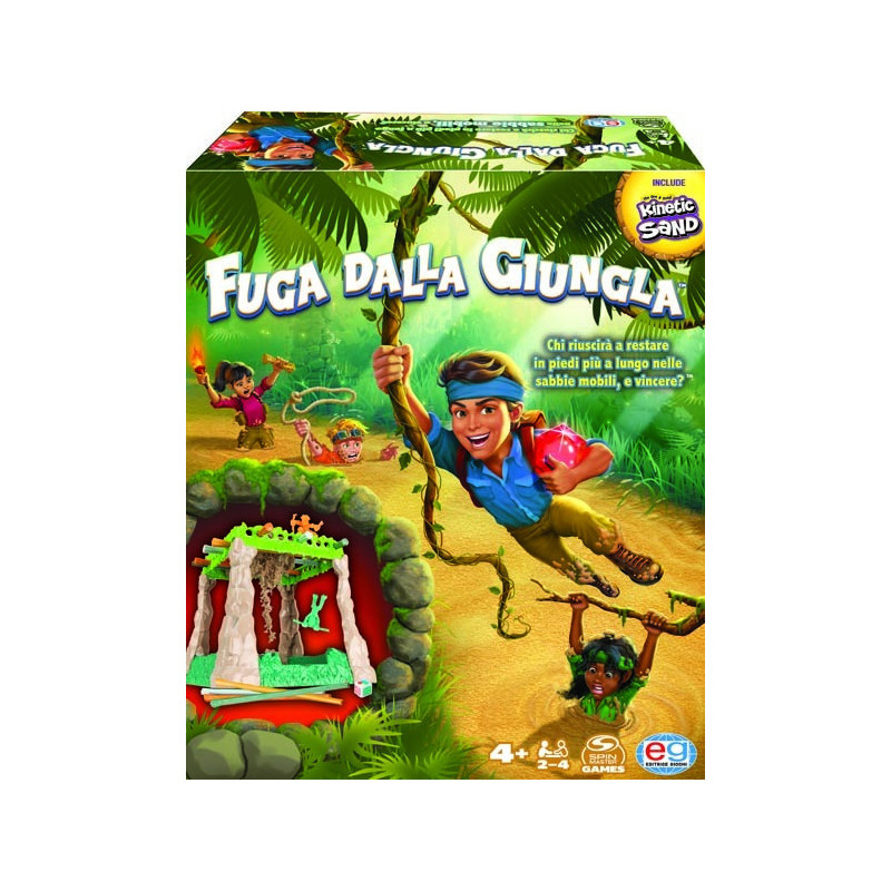 Games Kinetic Sand Fuga Dalla Giungla