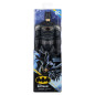 DC Comics | BATMAN | Personaggio Batman in scala 30 cm con Armatura Combact Grigio, mantello e 11 punti di articolazione -