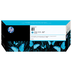 HP Cartuccia inchiostro dye DesignJet ciano chiaro 81, 680 ml