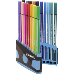 STABILO Pen 68 marcatore Medio Multicolore 20 pz