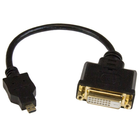 StarTech.com Adattatore convertitore micro HDMI a DVI-D da 20cm - Maschio Femmina