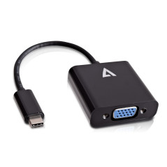 V7 USB-C(m) a VGA(f) Adattore Nero