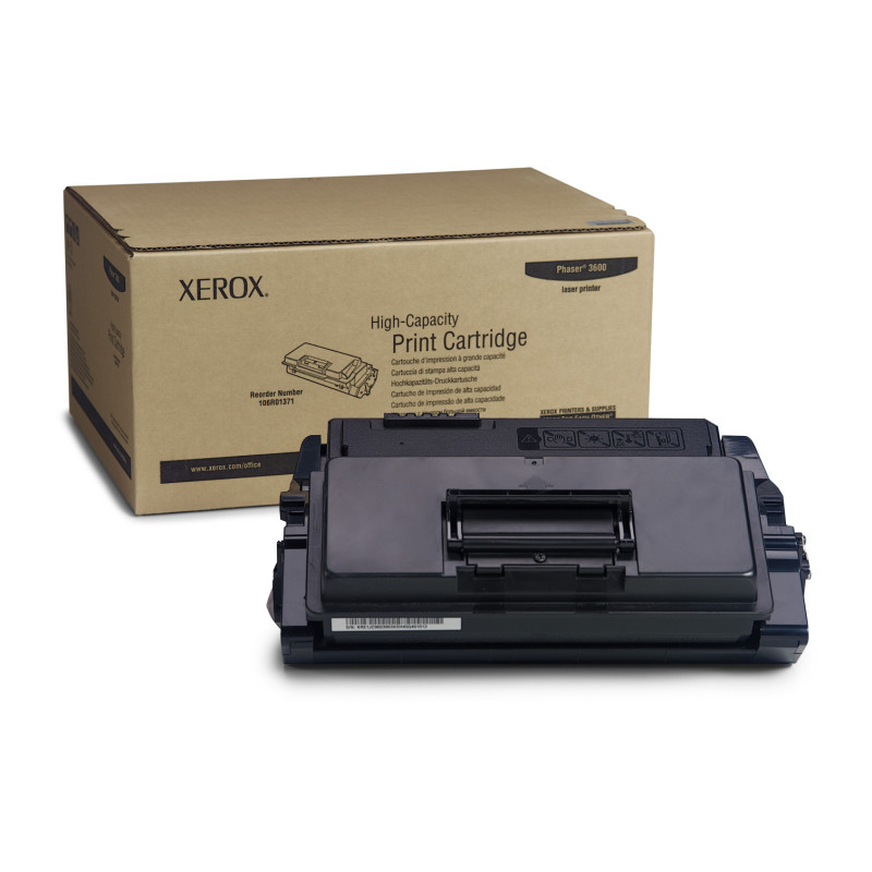 Xerox Cartuccia toner Nero a High capacity da 14000 Pagine per Phaser™ 3600 (106R01371)