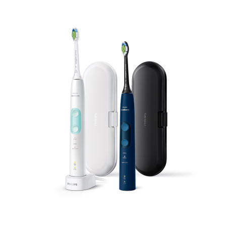 Philips Sonicare ProtectiveClean 5100 4500 series Spazzolini Elettrico Sonici, con custodia da viaggio, confezione da 1