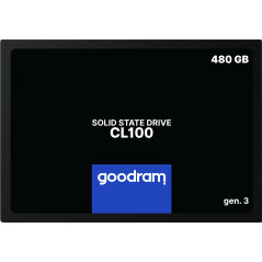 Goodram CL100 gen.3 480 GB 2.5" Serial ATA III 3D NAND