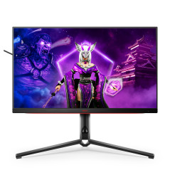 AOC AGON AG324UX Monitor PC 80 cm (31.5") 3840 x 2160 Pixel 4K Ultra HD LED Nero, Rosso