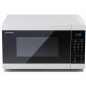 Sharp YC-MG81E-W forno a microonde Nero, Bianco Microonde con grill Superficie piana 28 L 900 W