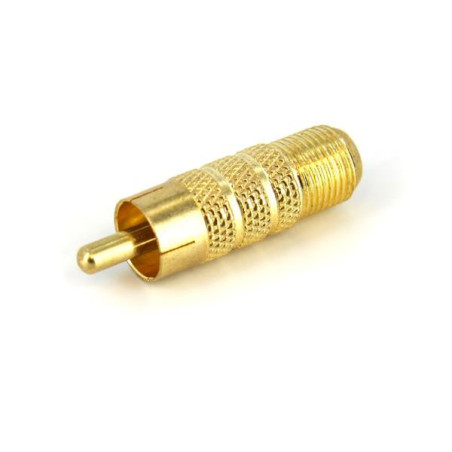 StarTech.com RCA to F Type Coaxial Adapter, M F connettore coassiale