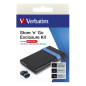 Verbatim Store'N'Go Enclosure Kit Box esterno HDD/SSD Nero, Blu 2.5"