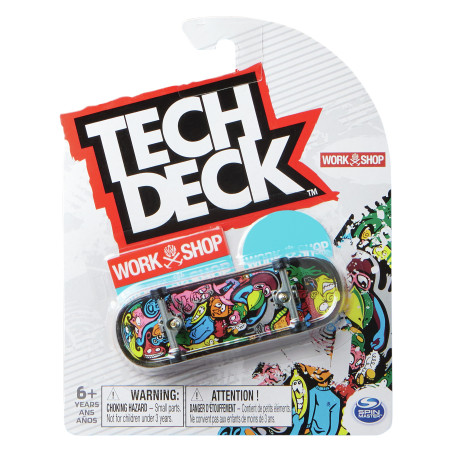 Tech Deck MINI SKATE FINGER SKATE fingerskate con grafiche originali, giocattoli per bambini e bambine dai 4 anni