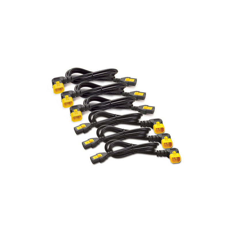 APC C13 - C14 (90 Deg), 1.8m, 6-pack Nero, Giallo 1,83 m Accoppiatore C13 Accoppiatore C14