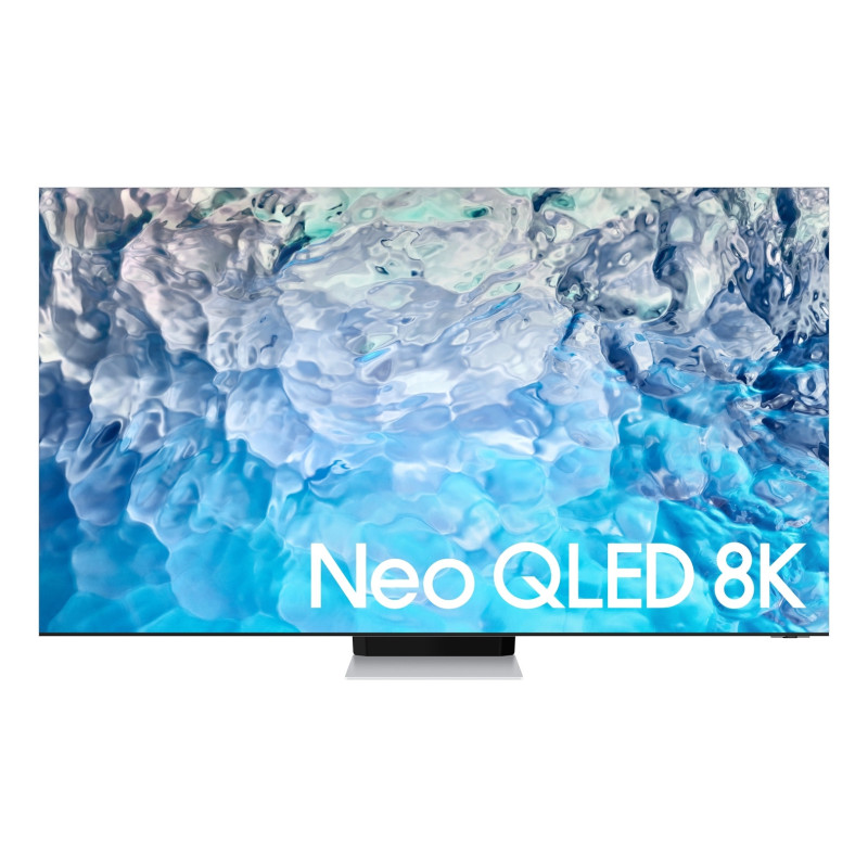 Samsung TV Neo QLED 8K 85” QE85QN900B Smart TV Wi-Fi Stainless Steel 2022, Mini LED, Processore Neural Quantum 8K, Ultra