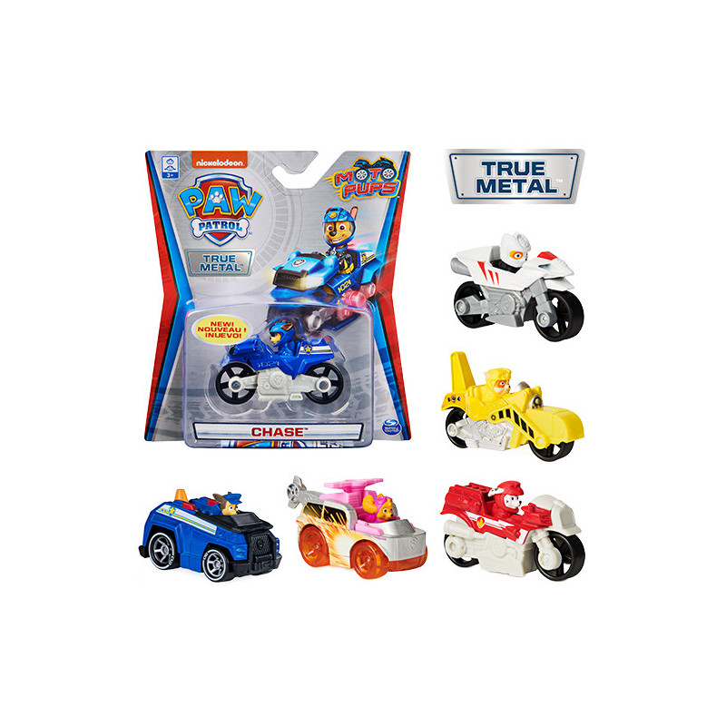 PAW Patrol , veicolo die-cast da collezione True Metal, in scala 1:55