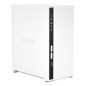 QNAP TS-233 server NAS e di archiviazione Mini Tower ARM Cortex-A55 2 GB QNAP QTS Bianco