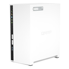 QNAP TS-233 server NAS e di archiviazione Mini Tower ARM Cortex-A55 2 GB QNAP QTS Bianco