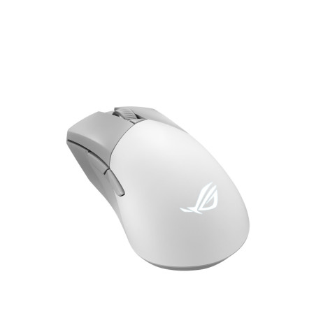 ASUS ROG Gladius III Wireless Aimpoint White mouse Gaming Mano destra RF Wireless + Bluetooth + USB Type-A Ottico 36000 DPI