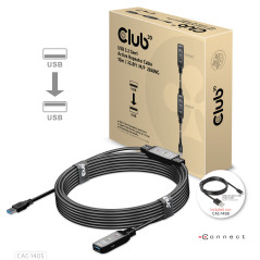 CLUB3D CAC-1405 cavo USB USB 3.2 Gen 2 (3.1 Gen 2) 10 m USB A Nero