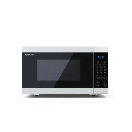 Sharp YC-MG51E-W forno a microonde Nero, Bianco Microonde con grill Superficie piana 25 L 900 W