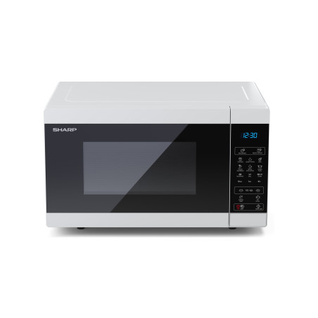 Sharp YC-MG51E-W forno a microonde Nero, Bianco Microonde con grill Superficie piana 25 L 900 W