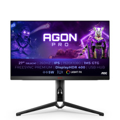 AOC AGON PRO AG274FZ Monitor PC 68,6 cm (27") 1920 x 1080 Pixel Full HD LED Nero, Rosso