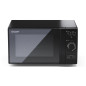 Sharp YC-GG02E-B forno a microonde Nero Microonde con grill Superficie piana 20 L 700 W