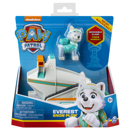 PAW Patrol | Veicolo spazzaneve di Everest | Veicolo e personaggio di Everest | Giochi per bambini dai 3 anni in su