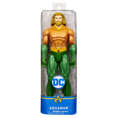 DC Comics | AQUAMAN | Personaggio AQUAMAN 30 cm | Personaggio in scala 30 cm con decorazioni originali, mantello e 11 punti di