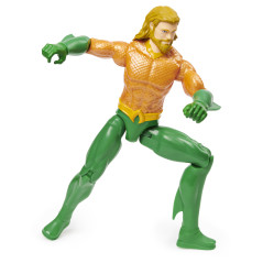 DC Comics | AQUAMAN | Personaggio AQUAMAN 30 cm | Personaggio in scala 30 cm con decorazioni originali, mantello e 11 punti di