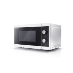 Sharp YC-MG01E-W forno a microonde Nero, Bianco Microonde con grill Superficie piana 20 L 800 W