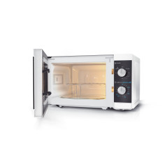 Sharp YC-MG01E-W forno a microonde Nero, Bianco Microonde con grill Superficie piana 20 L 800 W