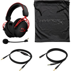 HyperX Cloud Alpha – Cuffie da gaming (nero-rosso)