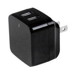 StarTech.com Caricabatterie da Muro a doppia porta x2 USB ad alta potenza ( 17W   3.4 Amp ) con prese da viaggio