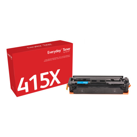 Everyday Toner ™ di Xerox Ciano compatibile con HP 415X (W2031X), High capacity