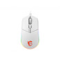 MSI CLUTCH GM11 WHITE mouse Gaming Ambidestro USB tipo A Ottico 5000 DPI